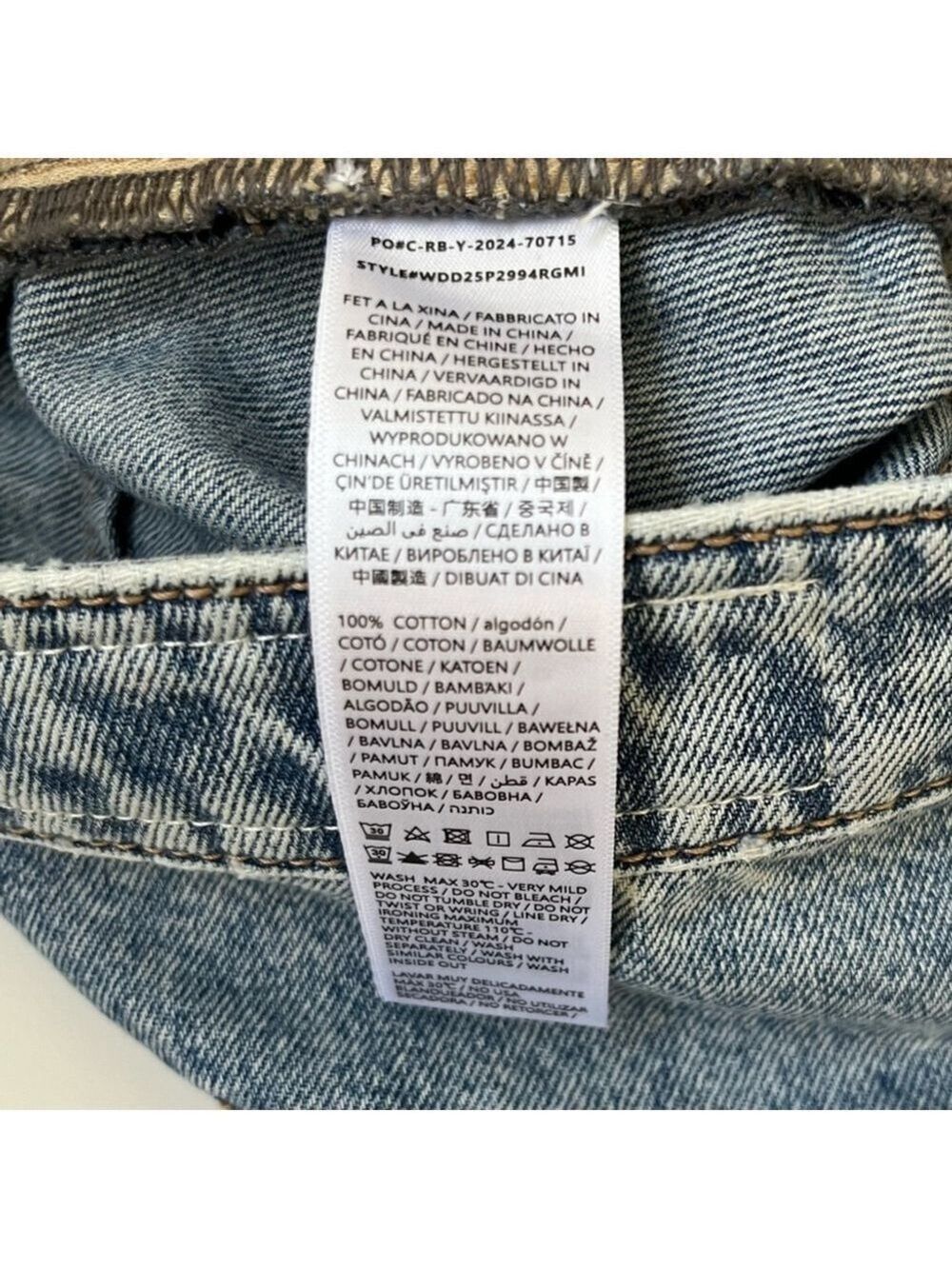 NWT rag & bone Charlie High-Rise Barrel Jeans Size 26 - Picture 9 of 13